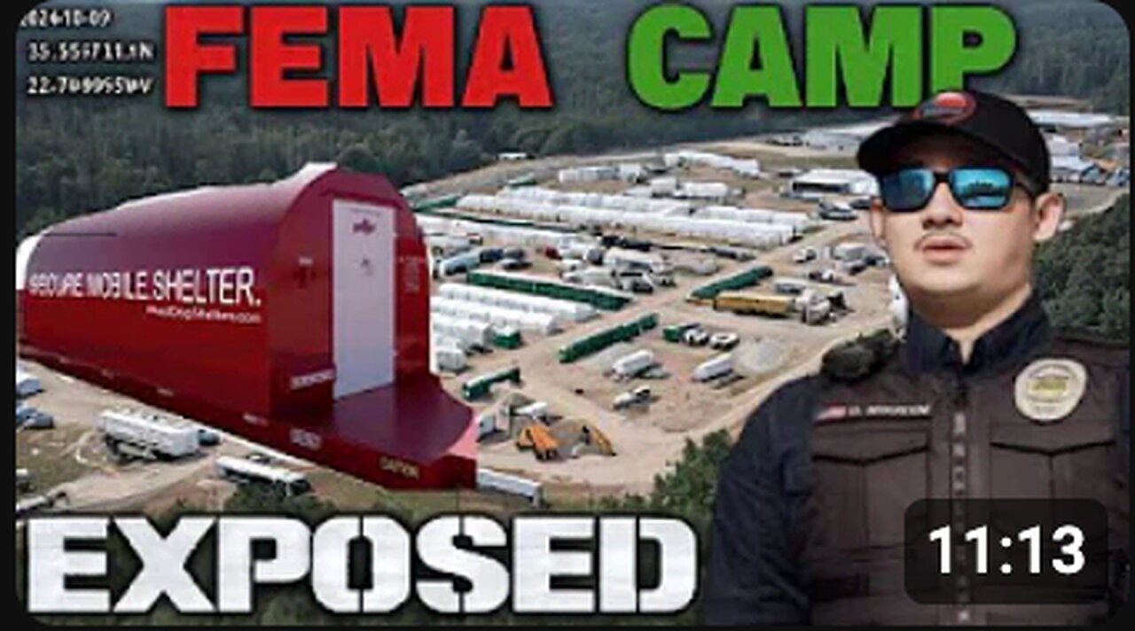 "Unusual Shelters in North Carolina's FEMA Camp Revealed!"