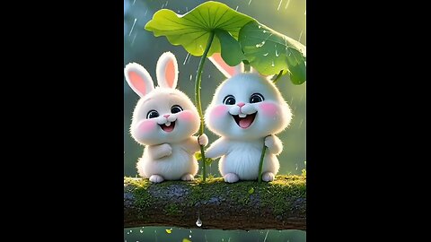 Cute Rabbit🐰laughing😂