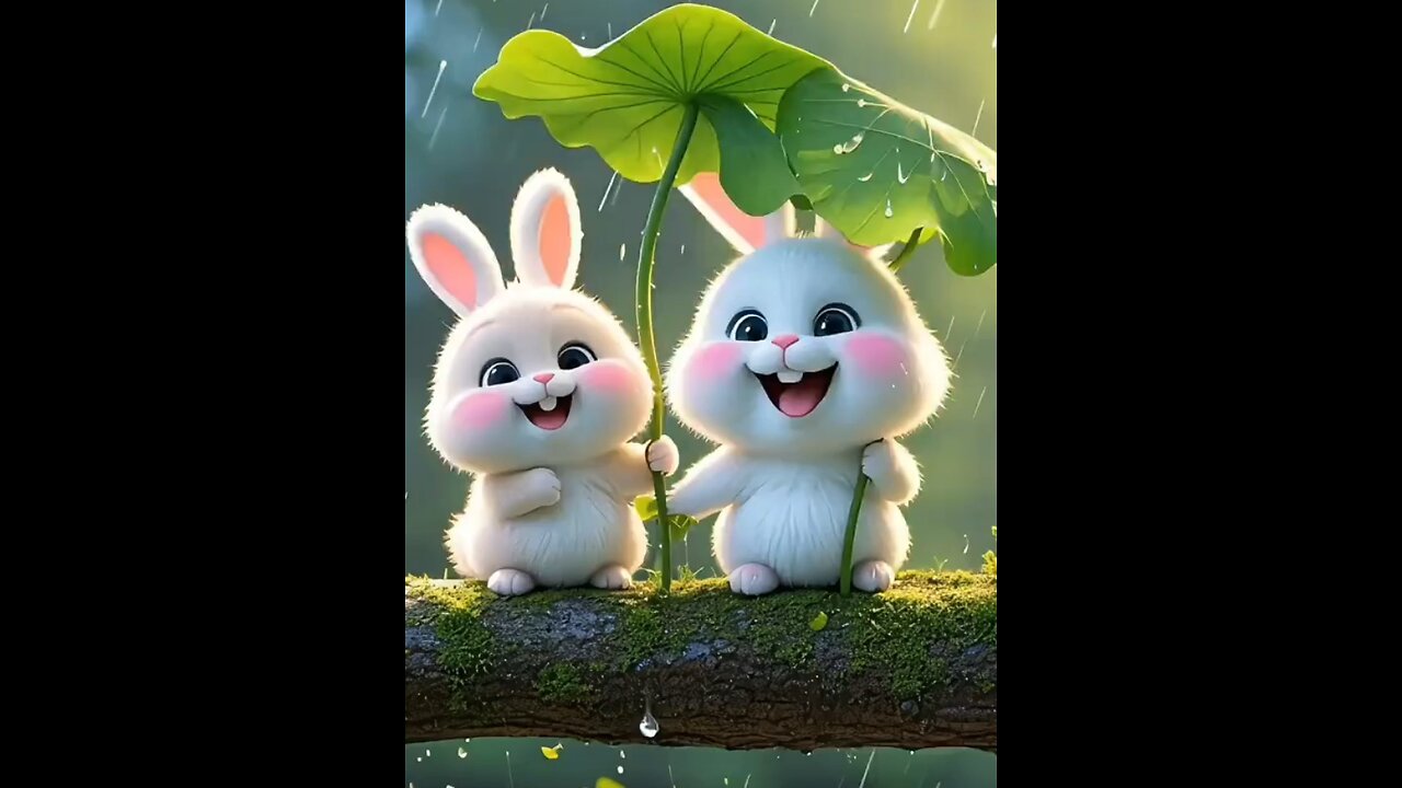 Cute Rabbit🐰laughing😂