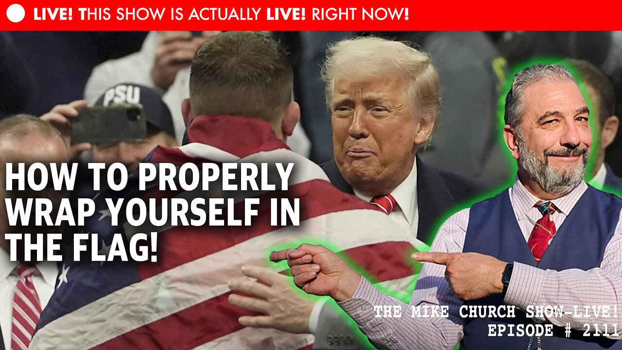 HOW TO PROPERLY WRAP YOURSELF IN THE FLAG!