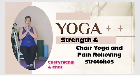 A Seated Yoga Poses and stretches for Pain