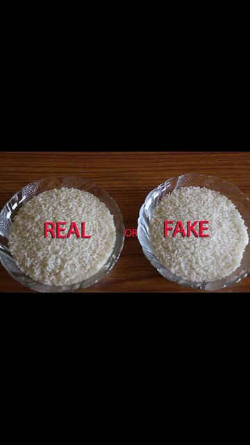 Beware of fake rice ❌😡
