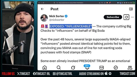 Conservatives CAUGHT Shilling On X FOR CASH, Company PAID Influencers To Push Anti MAHA Campaign