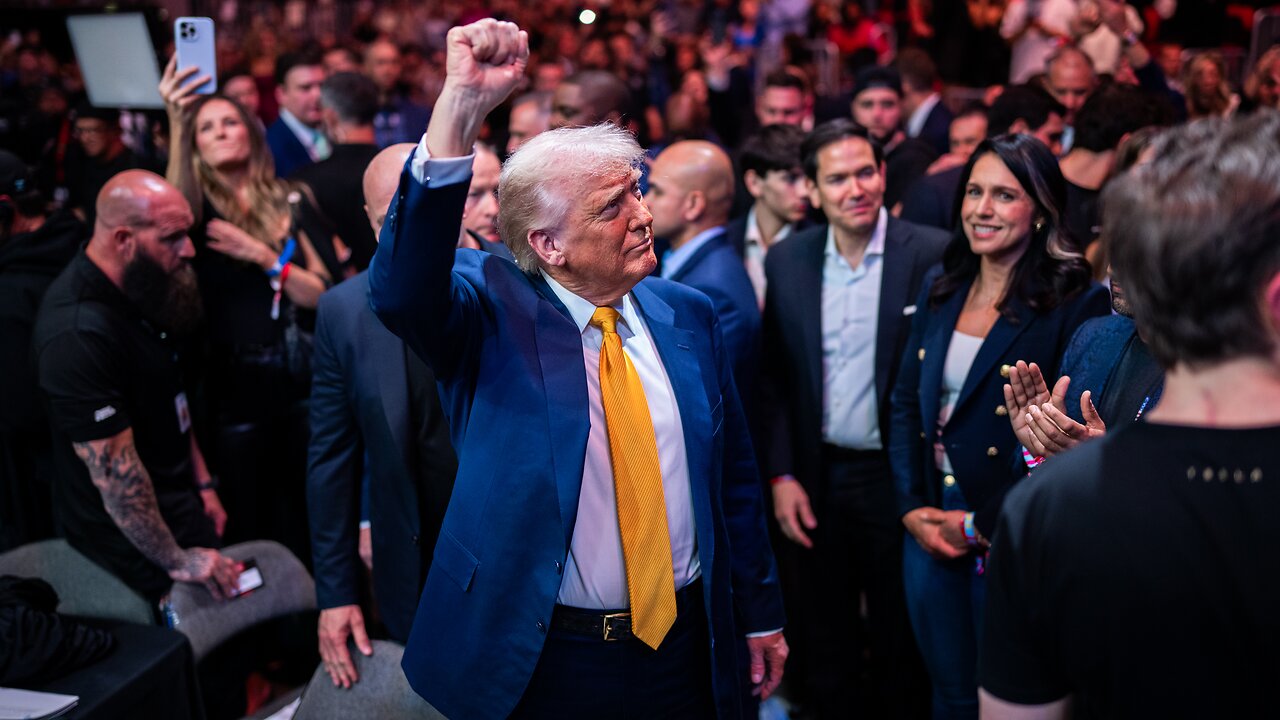 President Donald J. Trump Makes Appearance at UFC 314, April 12, 2025