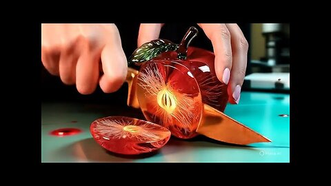 1 Hour Glass Fruit and Vegetable ASMR #aiasmr #asmr #aiart #asmrsounds