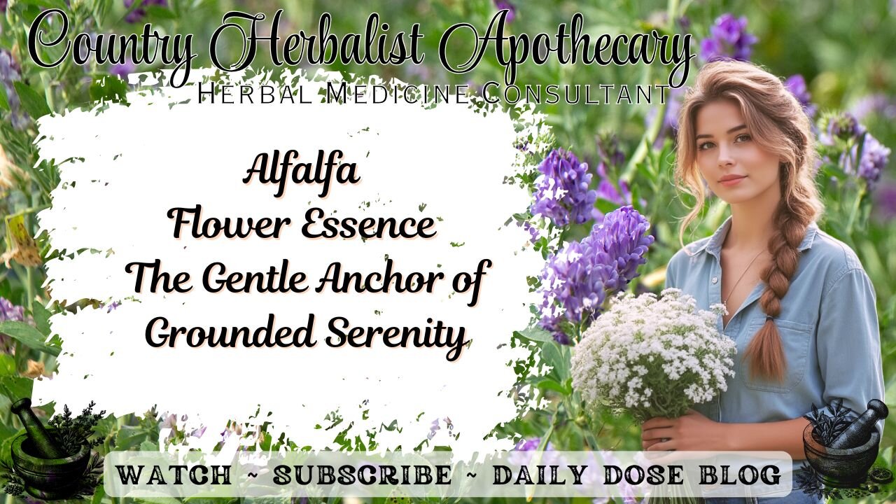Alfalfa Flower Essence: The Gentle Anchor of Grounded Serenity
