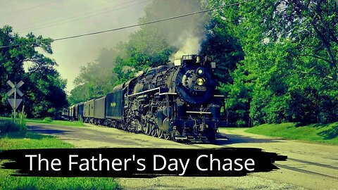 Chasing NKP 765 Steam Locomotive on Father’s Day | Indiana Northeastern Railroad Adventure