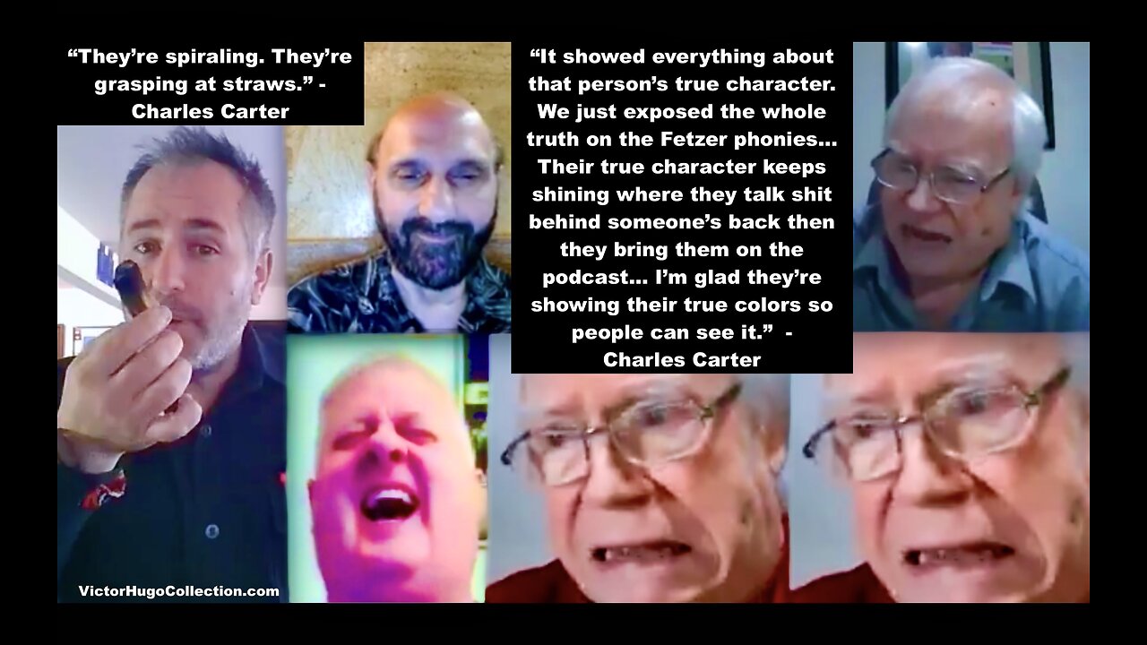 Charles Carter Exposes Jim Fetzer Joachim Hagopian Russ Winter True Colors Censoring Free Speech