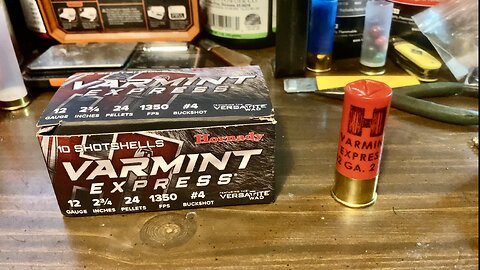 Hornady 12 Gauge 2.75” Varmint Express #4 Buck - Breakdown