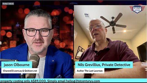 Channel 51 News Special: Interview with Private Eye Nils Grevillius
