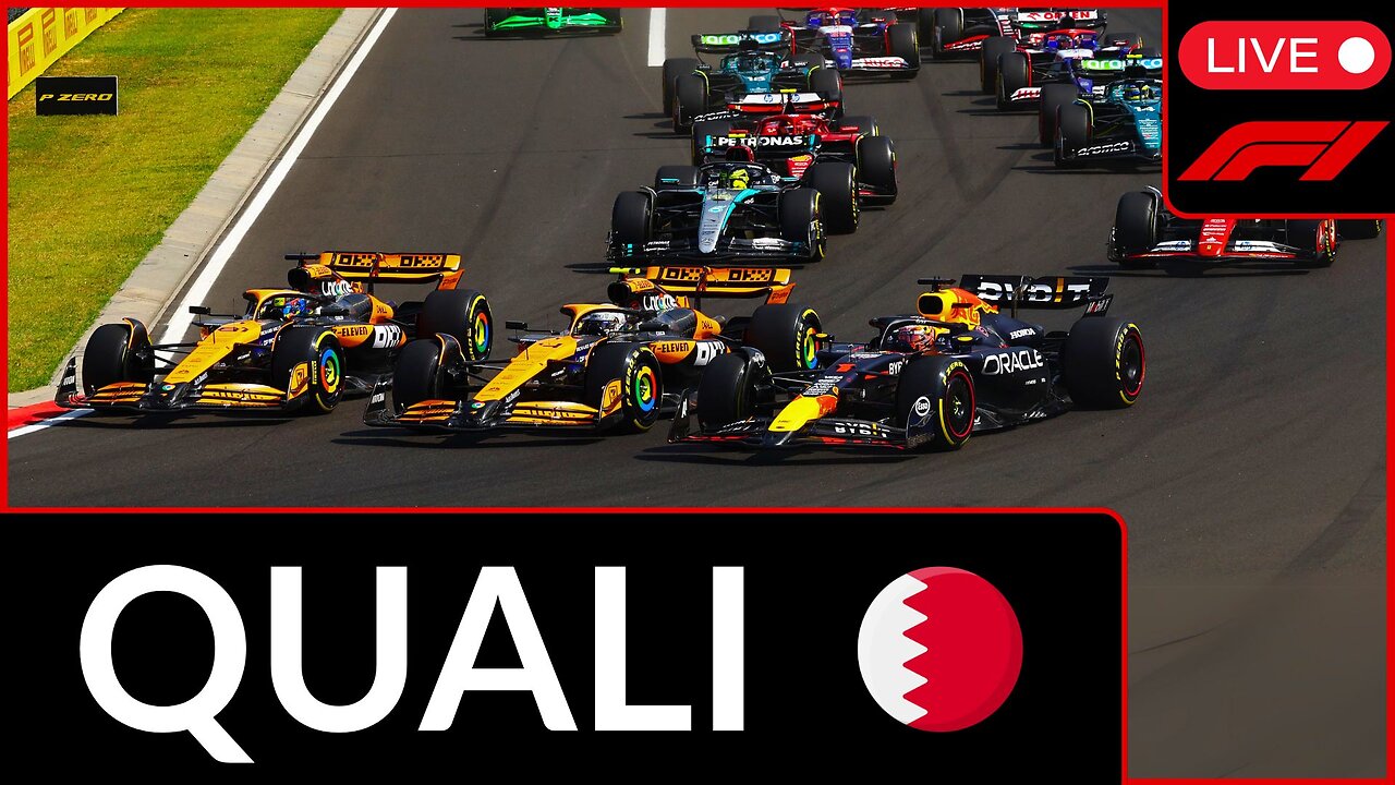 🔴F1 Live Bahrain GP Qualifying Watchalong | Commentary + Timings