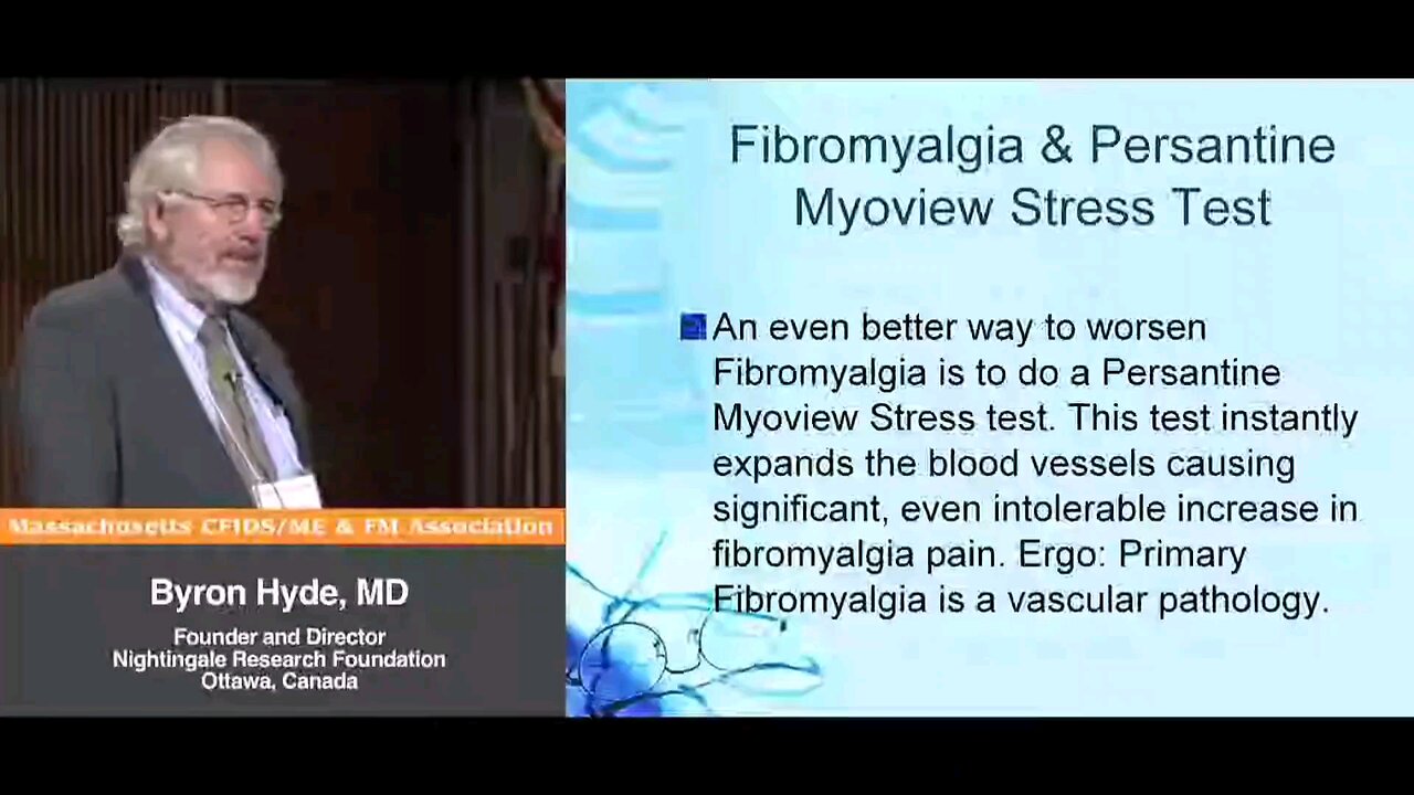 "Fibromyalgia" and Persantine Myoview Stress Test - Byron Hyde, MD