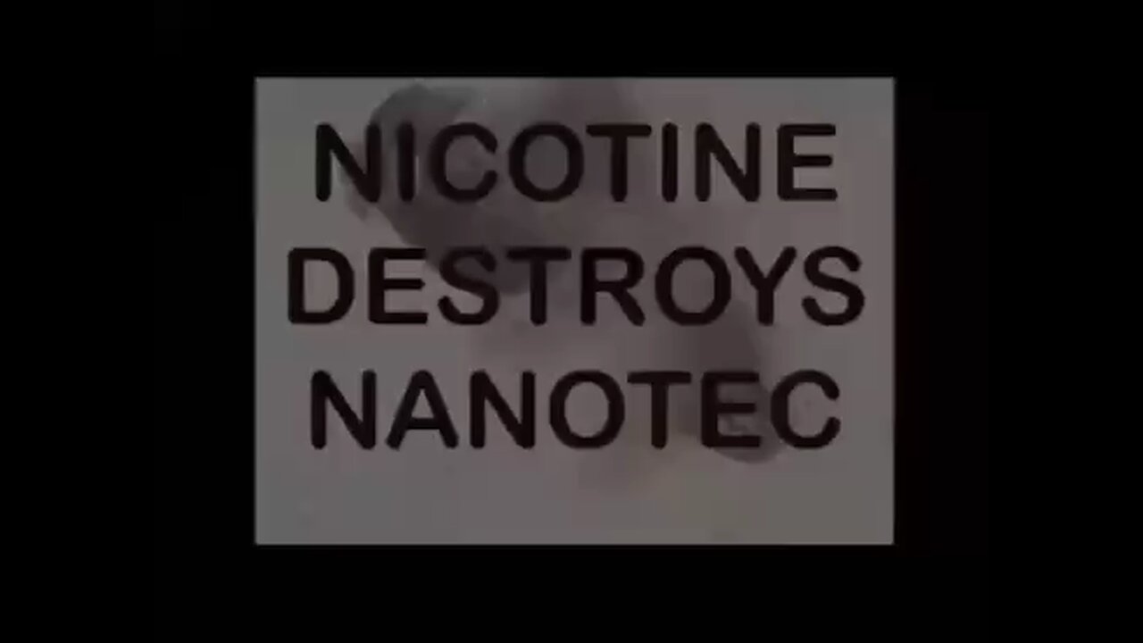 NICOTINE DESTROYS NANOTEC