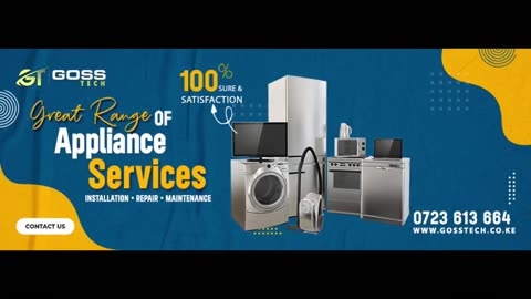 Gosstech Appliance Repair in Nairobi : Washing Machine & Fridge 0723613664