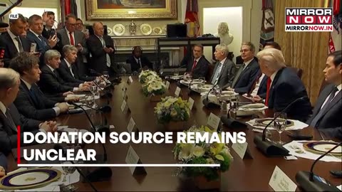 President Trump says money has been found to pay troops amid shutdown