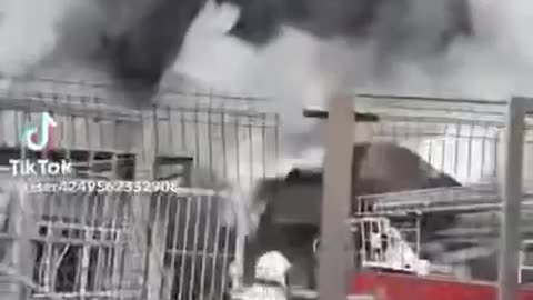 Due to the Russian attack on Kyiv, the warehouse complex and office of the