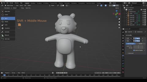 Blender basic (osito) parte2