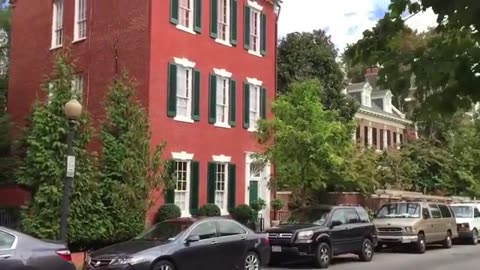 "Georgetown Set" Tour- JFK(thumbnail),Alger Hiss, Wild Bill Donovan, Joe Allsop,Des Fitzgerald homes