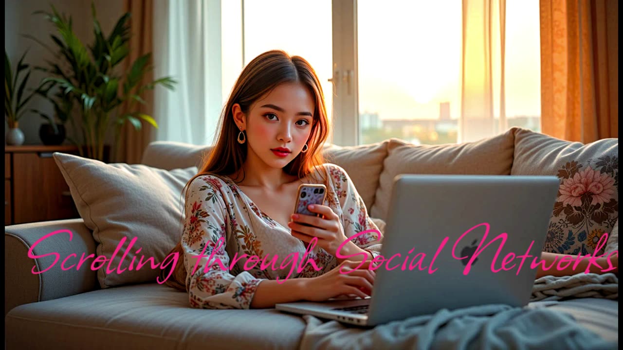 POP MUSIC. Song Scrolling through Social Networks.