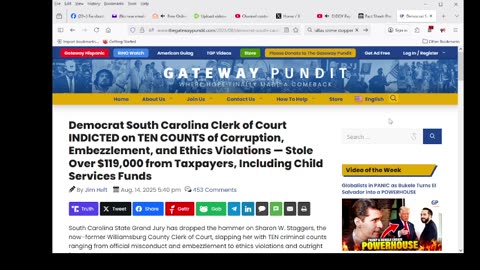 South Carolina Clerk of Court INDICTED on TEN COUNTS of Corruption, Embezzlement