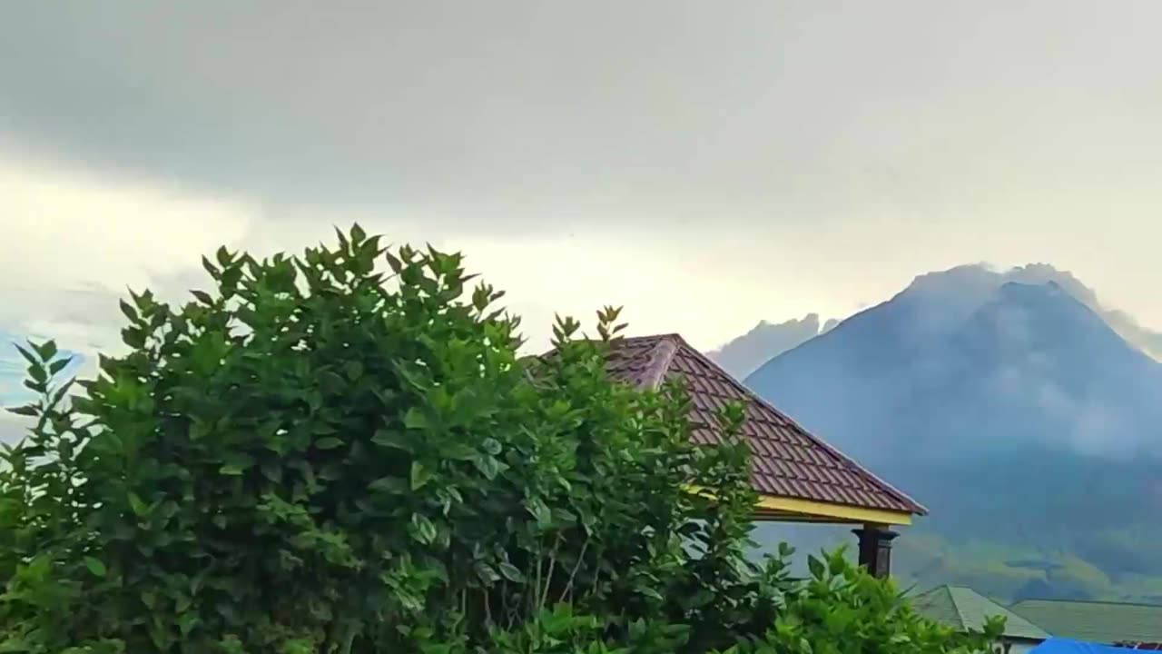 Golden Hour Journey with Stunning Views of an Active Volcano