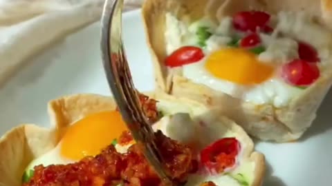 Tortilla egg cups