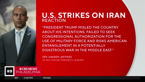 People in Philadelphia speak out about U.S. strikes on Iran nuclear sites