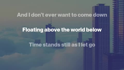 I Don't Ever Want To Come Down