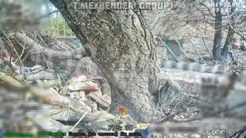🌲🛡️ Ukraine Russia War | Ukrainian Soldier Saved by Tree Branches from Fiber-Optic Drone | RCF