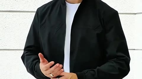 Classic Men's Embroidered Bomber Jacket with Matching Joggers