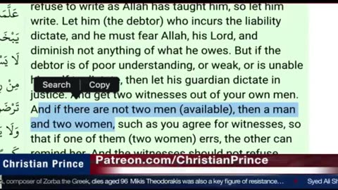 Christian prince They give you details no man on earth can remember
