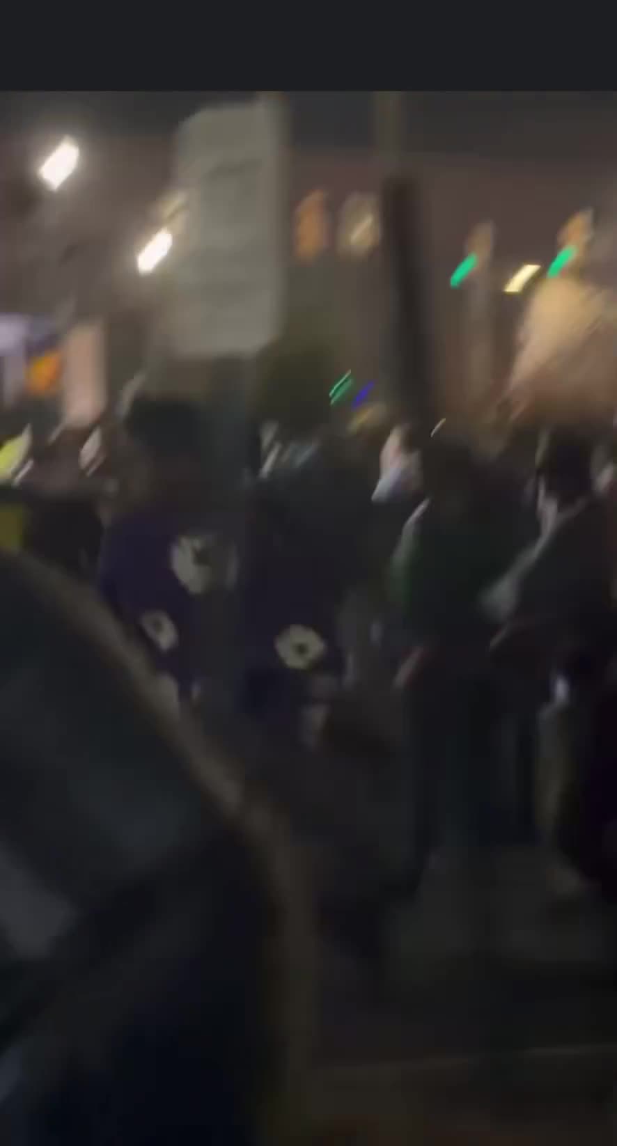 Video from the scene shows panic at after a shooting occurred during a Christmas tree lighting
