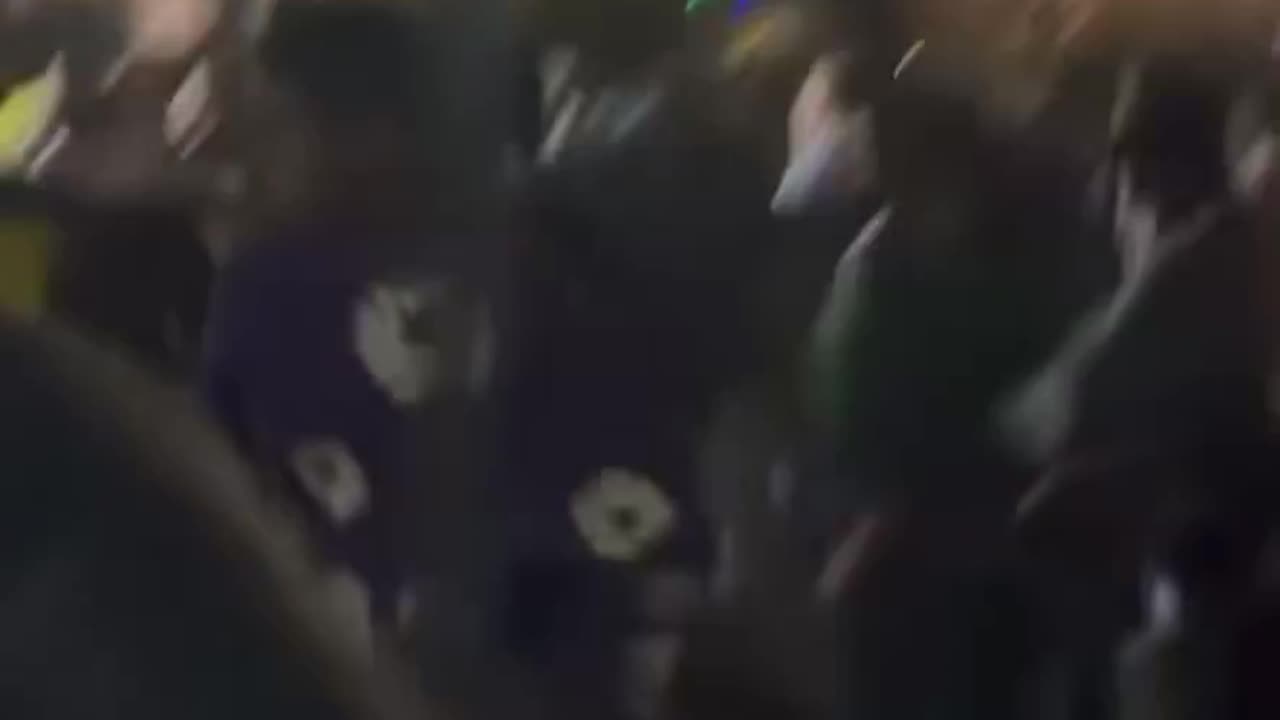 Video from the scene shows panic at after a shooting occurred during a Christmas tree lighting