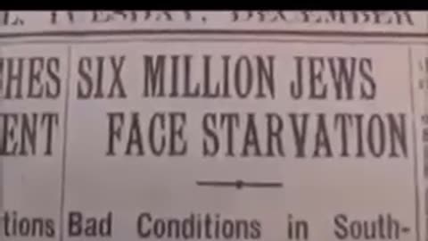 Why Was ‘6 Million’ in Headlines BEFORE WWII
