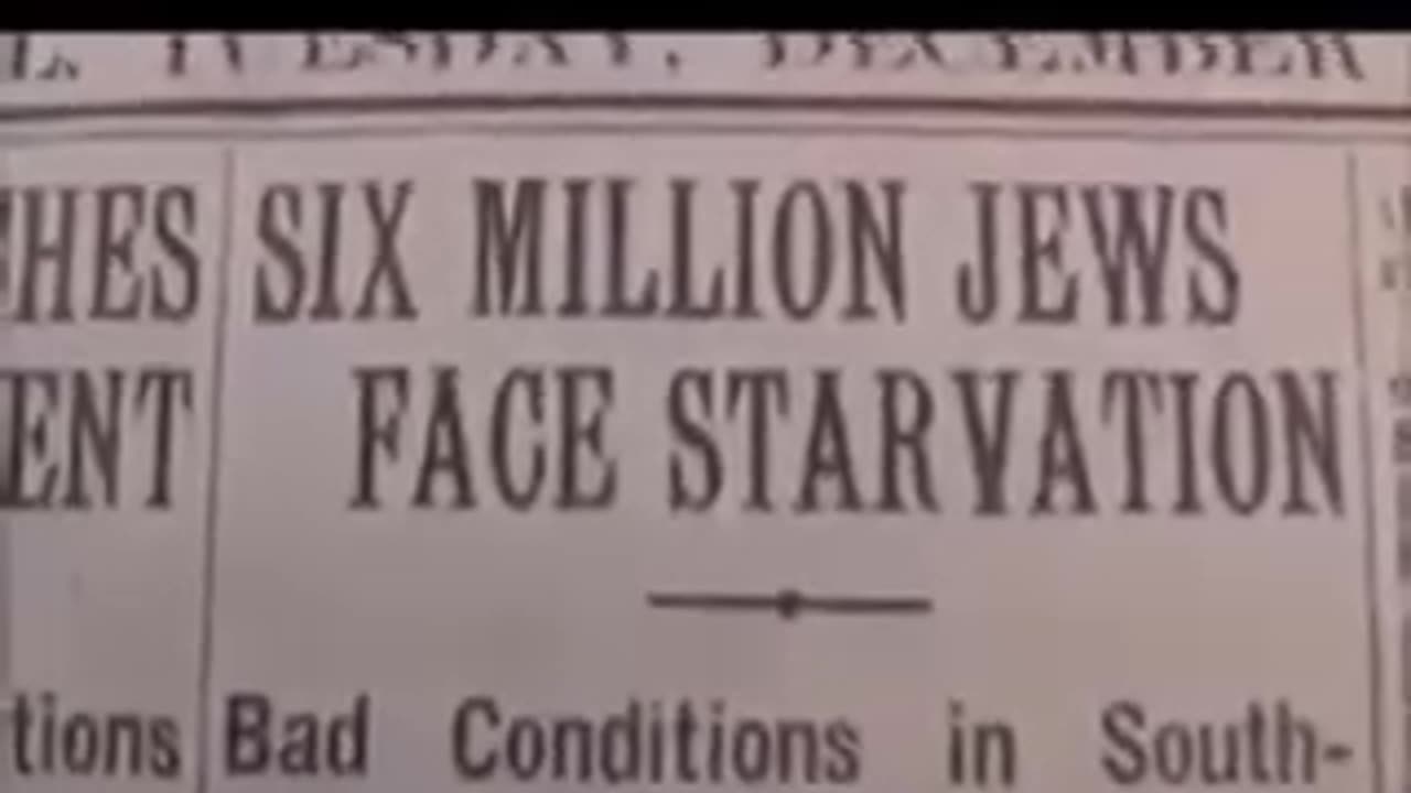 Why Was ‘6 Million’ in Headlines BEFORE WWII