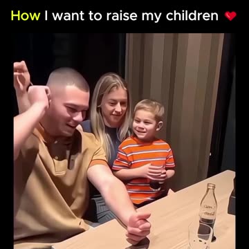 How I want to raise my children 🥹❤️