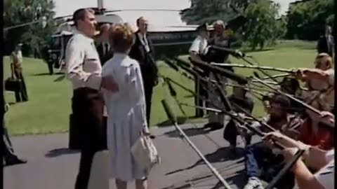 Archived ✅ | 7-8-1983 - President Reagan talking to the Press before his Departure for Camp David