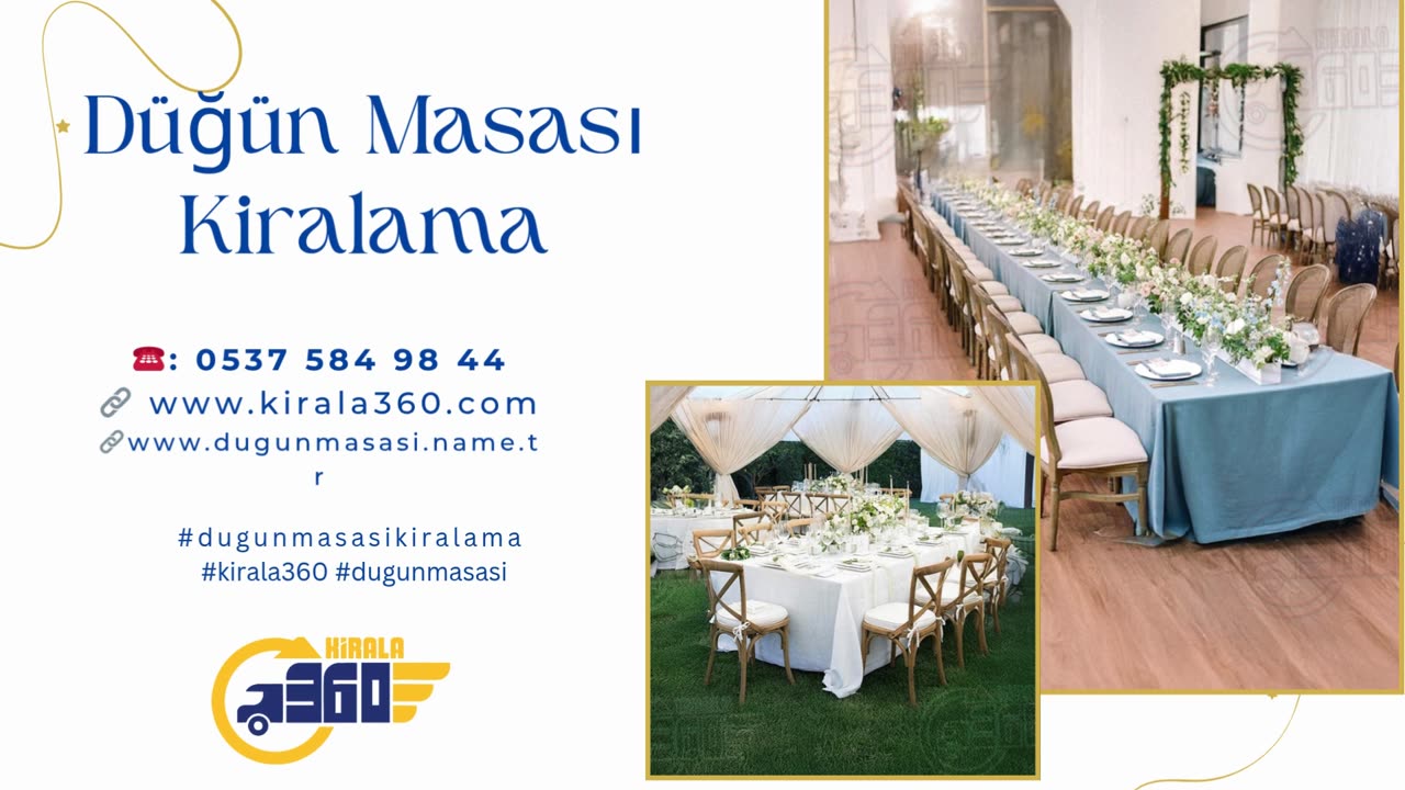 dugun masasi kiralama