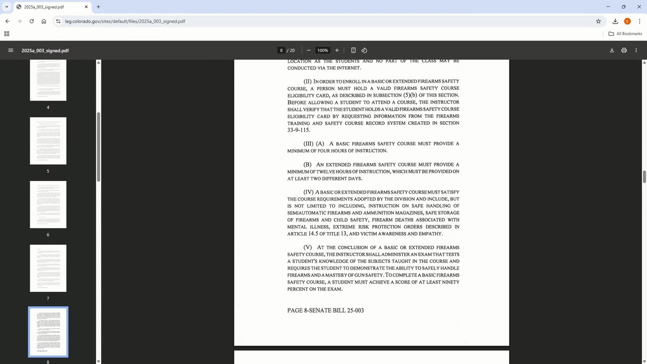 SB25-003 - Overlook of Semi-Auto Ban in Colorado