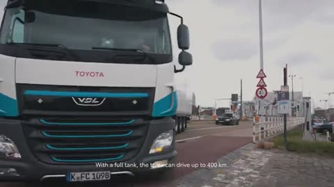 Toyota introduces hydrogen fuel cell truck for logistics