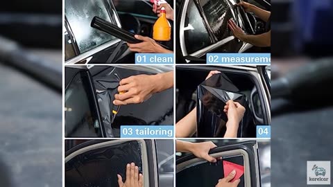 TOYOCO Window Tint Film for Cars, Car Privacy Window Tint Film, Car Shade Front