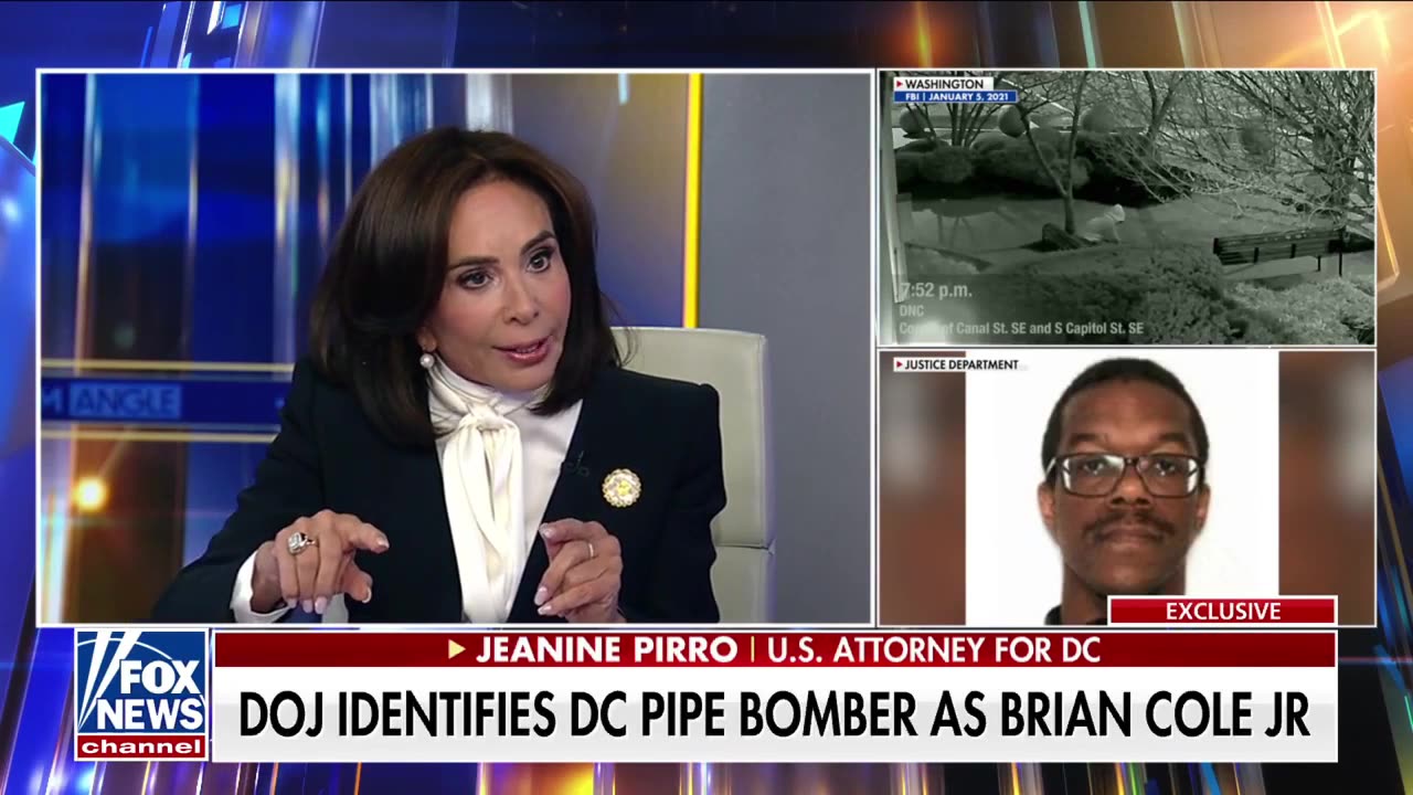 Pirro: Biden Admin Pulled FBI Off Pipe Bomb Case Within Months