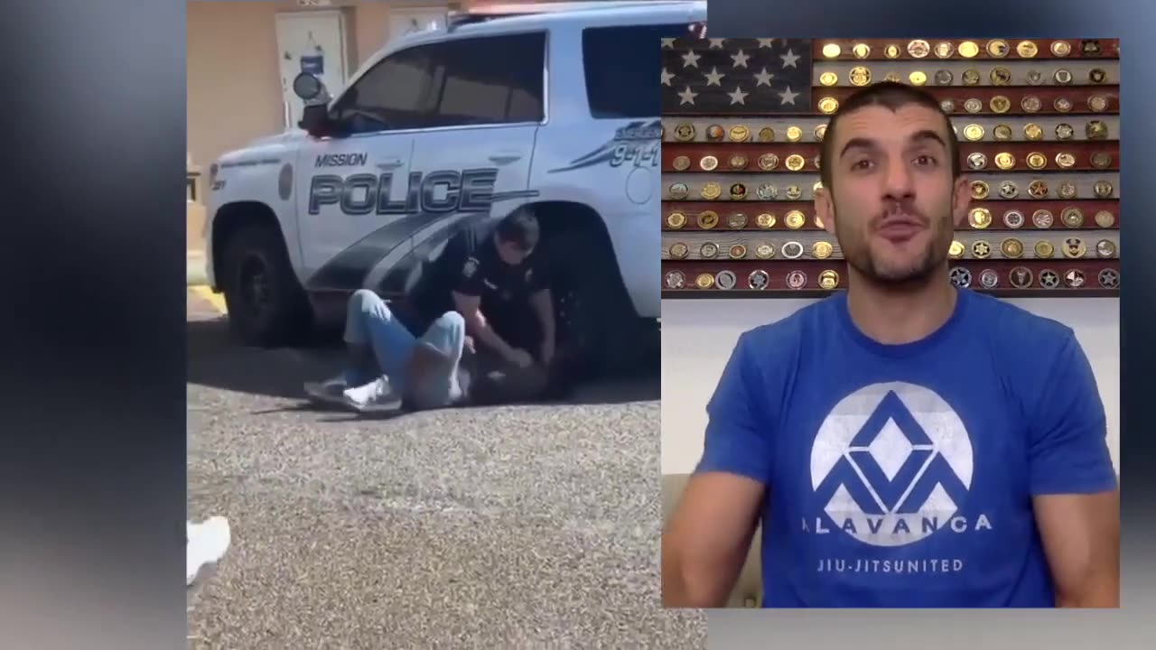 🥋🚓 Police Officer Uses BJJ to Dominate Suspect Trying to Break In! | FCN