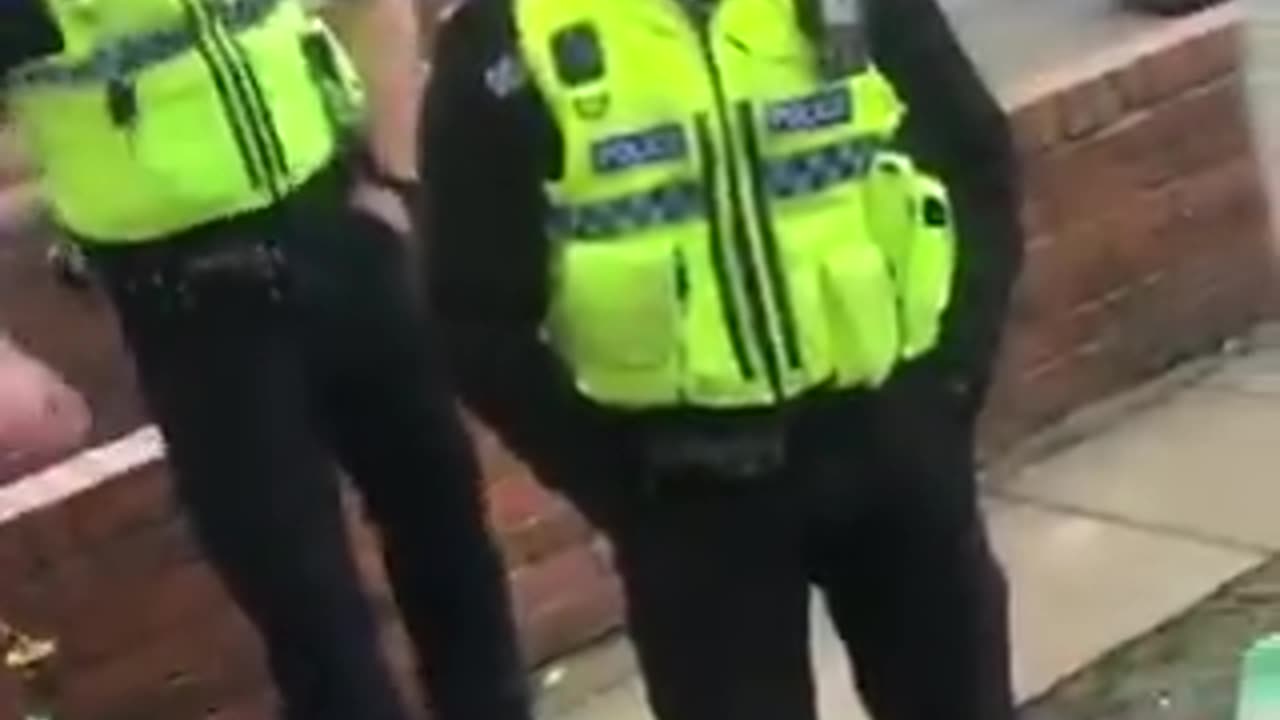 West Yorkshire police arriving at a house apparently without a warrant or reasonable suspicion
