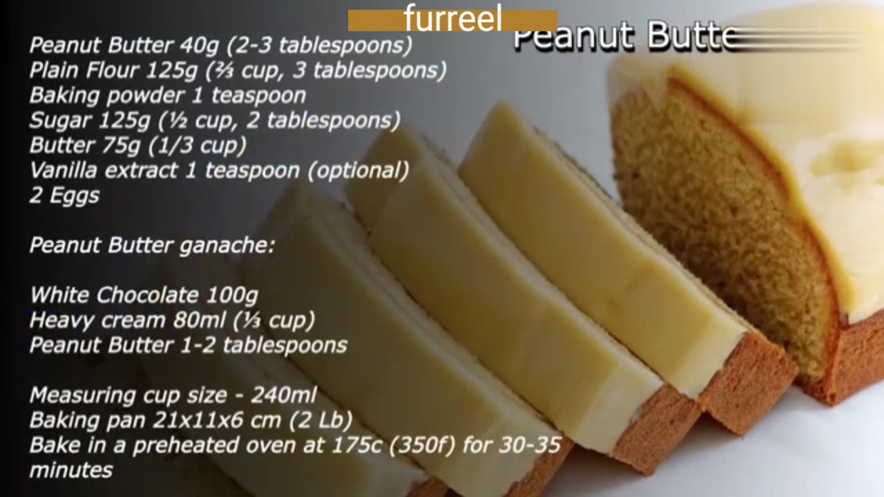 Easy peanut butter cake recipe❤️🥰