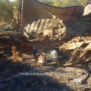 Shipping Container Full of Russian Squad's Gear is Destroyed Moments After Arriving