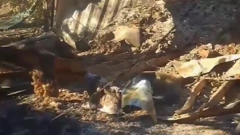Shipping Container Full of Russian Squad's Gear is Destroyed Moments After Arriving
