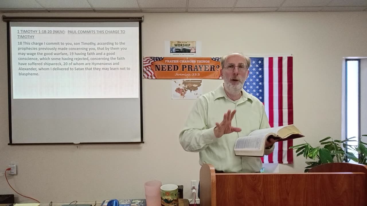 1 Timothy 1:12-2:18 (Church Instructions, part 1)