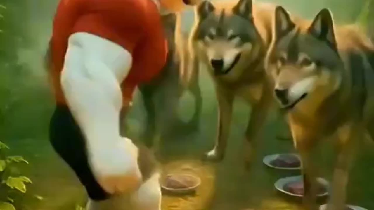 "The Cat Who Loved a Wolf 🐱🐺 | A Tale of Loyalty & Revenge"