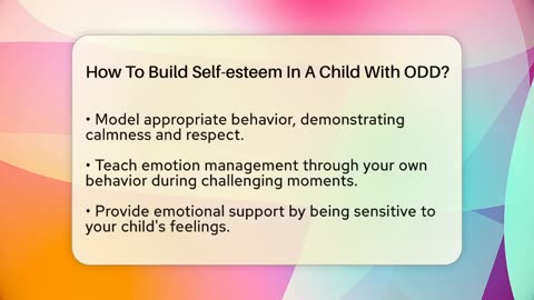 How To Build Self-esteem In A Child With ODD_ - Better Family Relationships